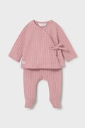 Mayoral Newborn set de bumbac pentru bebeluși culoarea roz, 1595