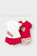 Mayoral Newborn set de bumbac pentru bebeluși culoarea rosu, 1641