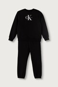 Calvin Klein Jeans komplet dresowy dziecięcy z bawełną czarny IN0IN00353