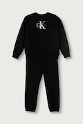 Calvin Klein Jeans compleu de trening pentru copii cu bumbac negru IN0IN00353