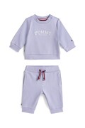 Tommy Hilfiger dres niemowlęcy kolor fioletowy KN0KN02162