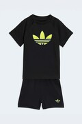 adidas Originals komplet bawełniany dziecięcy kolor czarny KD1040