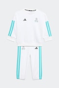 Detská bavlnená tepláková súprava adidas Performance MERCEDES biela farba, KE5934