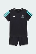 Βρεφικό βαμβακερό σετ adidas Performance MERCEDES χρώμα: μαύρο, KE5931