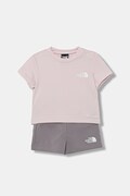 The North Face komplet codzienny niemowlęcy BABY 24/7 SET różowy NF0A8FYRMC11