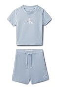 Calvin Klein Jeans σετ βρέφους βαμβακερό μπλε LVCKSJI09B
