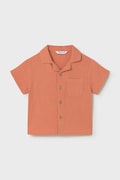 Mayoral koszula bawełniana dziecięca kolor pomarańczowy 1113
