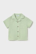 Otroška bombažna srajca Mayoral zelena barva, 1113