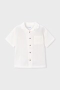 Dětská bavlněná košile Mayoral bílá barva, 3116