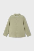 Mayoral koszula bawełniana dziecięca kolor zielony 3120