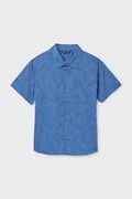 Mayoral koszula bawełniana dziecięca kolor niebieski 6172