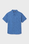 Mayoral koszula bawełniana dziecięca kolor niebieski 6172