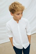 Mayoral koszula bawełniana dziecięca kolor biały 6176
