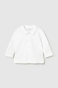 Mayoral Newborn koszula bawełniana niemowlęca kolor biały 1103