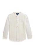 Polo Ralph Lauren koszula dziecięca lniana biała 322964592501