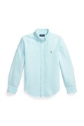 Παιδικό βαμβακερό πουκάμισο Polo Ralph Lauren χρώμα: μπλε, 323A12748002