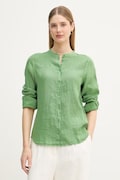 Mos Mosh cămașă pentru femei, din in Artina verde simplă 178000