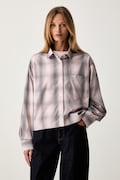 Guess Jeans сорочка жіноча бавовняна барвиста однотонна W6RH64 WH7Q1