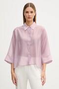 United Colors of Benetton camicia da donna con lyocell rosa liscia 5UOCDQ0E6