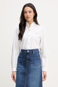 Tommy Hilfiger koszula damska bawełniana biała gładka WW0WW48914