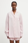 Sportmax Spxcocco košeľa z viskózy dámska ružová hladká 2612191022600