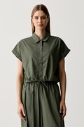 United Colors of Benetton košeľa dámska bavlnená zelená hladká 5MBJDQ0EV