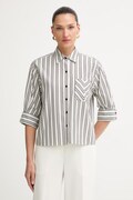 rag & bone koszula damska bawełniana Lucia beżowa w paski RA6Y26SSMCO