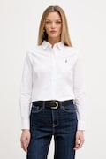 U.S. Polo Assn. koszula damska bawełniana Classic Fit Poplin biała WUP1306