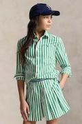 Polo Ralph Lauren koszula bawełniana dziecięca kolor zielony 313A95902002