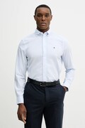 Tommy Hilfiger koszula bawełniana męska kolor niebieski regular z kołnierzykiem button-down MW0MW41403