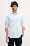 Tommy Hilfiger koszula bawełniana męska kolor niebieski regular z kołnierzykiem button-down MW0MW41713