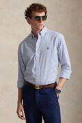 Polo Ralph Lauren koszula bawełniana męska kolor niebieski regular z kołnierzykiem button-down 710P07019