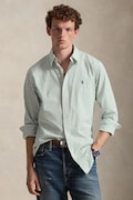 Polo Ralph Lauren koszula bawełniana męska kolor zielony regular z kołnierzykiem button-down 710P07019