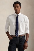 Polo Ralph Lauren koszula bawełniana męska kolor biały regular z kołnierzykiem klasycznym 710P03960