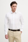 Sisley koszula męska bawełniana biała gładka 51C3SQ05B