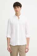 Marc O'Polo koszula męska lniana biała gładka 5000012792