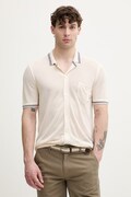 Tommy Hilfiger koszula męska z wiskozy SUMMER beżowa UM0UM03824
