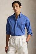 Bavlněná košile Polo Ralph Lauren pánská, modrá barva, slim, s límečkem button-down, 710B20512