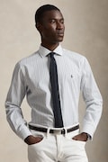 Polo Ralph Lauren koszula męska bawełniana biała gładka 712B15309