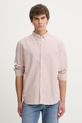 Βαμβακερό πουκάμισο Levi's AUTHENTIC BUTTON DOWN ανδρικό, χρώμα: ροζ, A7210-0055