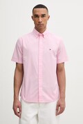 Tommy Hilfiger koszula męska bawełniana różowa gładka MW0MW42630