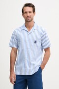 Tommy Hilfiger srajca moška bombažna SUMMER modra črtast vzorec MW0MW42986