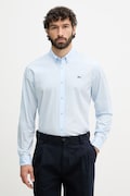 Lacoste πουκάμισο ανδρικό βαμβακερό μπλε απλό CH2316
