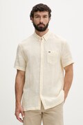 Lacoste koszula męska lniana żółta w paski CH8061