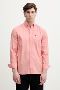 Tommy Hilfiger koszula męska z bawełną różowa gładka MW0MW42287