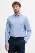 Tommy Hilfiger koszula męska z bawełną niebieska MW0MW42287