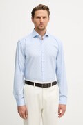 BOSS koszula bawełniana z elastanem HANK niebieska 50560687