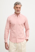 BOSS koszula oxford męska bawełniana ROAN różowa gładka 50555920