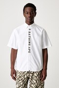 A Bathing Ape 1st Camo Applique Oxford košulja od pamuka za muškarce bijela 0ZXSRM301321Q