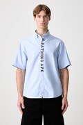A Bathing Ape 1st Camo Applique Oxford košulja od pamuka za muškarce plava 0ZXSRM301321Q